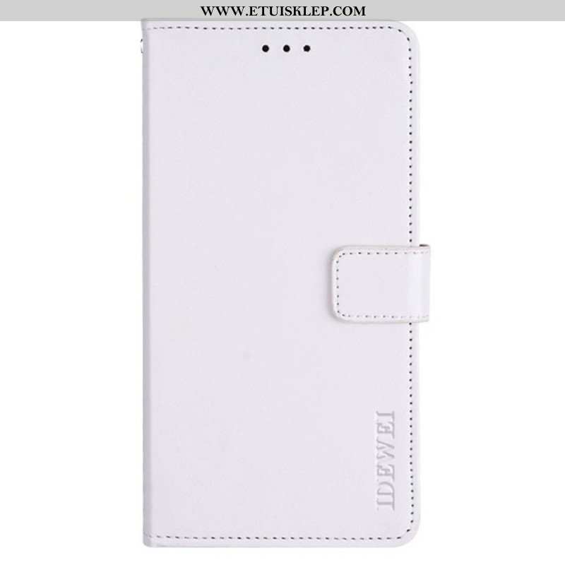 Etui Folio do Xiaomi Redmi Note 12 Pro Imitacja Skóry Idewei